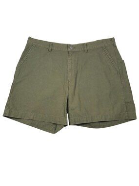 Patagonia Men's Shorts Size 40 Organic Cotton Canvas Green Outdoors Casual Chino